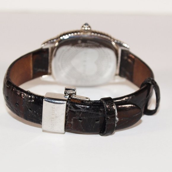 Judith Ripka Sterling Silver Diamonique(R) Mother of Pearl Hearts Watch - Picture 4 of 4